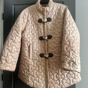 Umgee Women's Quilted Puffer Coat - Cream